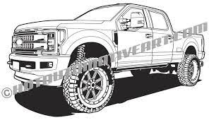 Electric trucks when they're choosing a new model for their buffalo and lancaster drives. Coloring Pages Trucks Ford Diesel Truck Lifted Printable Exeranmat Coloring