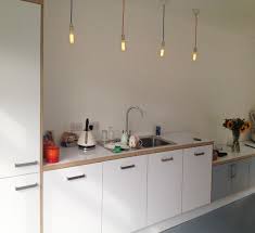 Simple White Formica Kitchen With Birch Ply Edging Plywood Kitchen Laminate Kitchen Kitchen Worktop