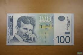 The page provides information about the currency serbian dinar in the form of a table with currency codes and the table with the current exchange rate to other currencies of the. Nikola Tesla Serbia 100 Dinar Banknote Consecutive S N Uncirculated Ebay
