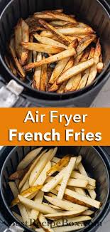 Homemade Air Fryer French Fries Recipe Healthy Crispy Easy Air Fryer French Fries French Fries Recipe Homemade French Fries