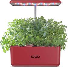 Here are a few common ways indoor grow lights are used: Idoo Hydroponics Growing System Indoor Garden Starter Kit With Led Gr