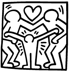 Keith Haring Coloring And Coloring Pages On Pinterest Regarding Keith Haring Coloring Pages Haring Art Keith Haring Art Keith Haring