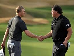 Phil mickelson holds the wanamaker trophy after his stunning victory at kiawah island. Phil Mickelson Beaten By Adam Long As Rookie Lands Maiden Pga Tour Title In Thrilling Finale To Desert Classic The Independent The Independent