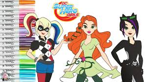 Maybe you would like to learn more about one of these? Dc Super Hero Girls Coloring Book Pages Poison Ivy Harley Quinn And Catwoman Youtube