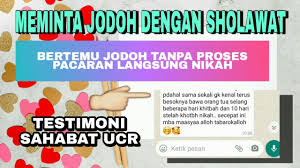 Beberapa di antaranya, cerita seorang teman, cara mudah menjemput jodoh yang ia lakukan adalah dekati sang pemilik hati. Sholawatin Jodoh Jodohnya Datang Sendiri Youtube