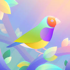 Gouldian Finch On Behance In 2020 Finch Finches Bird Rainbow