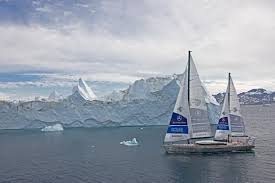 Pangaea Crosses A Greenland Iceberg During Its Sailing Adventures Adventure Circumnavigate The Globe