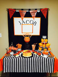 What's a birthday party without decorations? Basketball Candy Bar Jacob S 13 Birthday Basketball Birthday Parties Basketball Themed Birthday Party Basketball Birthday