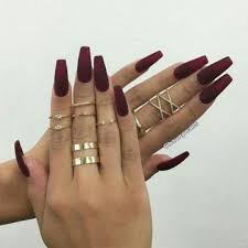 #red nails #nails #red #dark red #pale grunge #grunge #grunge aesthetic #female #hands #smoke #smoking #cigarettes #cigarette #relatable #same #long nails. 27 What No One Tells You About Dark Red Coffin Nails Short 64 Coffin Nails Matte Maroon Nails Fall Acrylic Nails