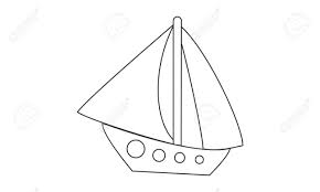 The children make apple sailboats from an apple slice, a triangular piece of cheese, & a toothpick. Boat Coloring Book Transportation To Educate Kids Learn Colors Pages Royalty Free Cliparts Vectors And Stock Illustration Image 136848036