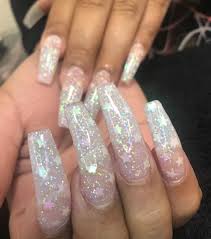 Buy products such as beurer powerful and fast nail drill system, manicure & pedicure drill set, 11 piece at walmart and save. Long Coffin Transparent Acrylic Nails And Stars Image 7082733 On Favim Com