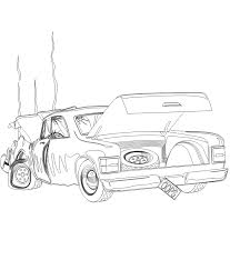 Supercoloring.com is a super fun for all ages: Easy Simple Car Crash Drawing Novocom Top