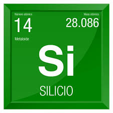 Silicio Symbol Silicon In Spanish Language Element Number 14 Of Clase De Quimica Actividades Cientificas Y Simbolos Quimicos
