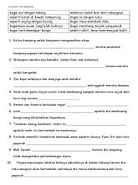 Perangai atau sifat anak yang serupa seperti ibu bapanya. Latihan Peribahasa
