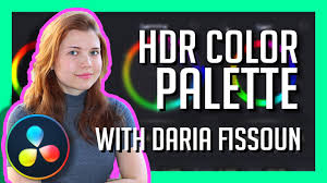 My coloring photos are listed in chronological order. All About The Hdr Color Pallete In Davinci Resolve 17 Sp Guest Daria Fissoun Youtube