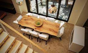 Live Edge In Interior Design Dining Room Trends Live Edge Dining Table Dining Room Design Round Table