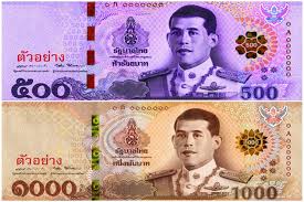 The exchange value has been added to your online. New 500 1 000 Baht Bills To Be Released July 28