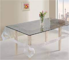 This clear plastic table cover effectively protects your premium surfaces from possible. Buy Classic Emporium Casa Nest Pvc Thick Transparent White Border 6 8 Seater Dining Table Cover 60x90 Inch Online At Low Prices In India Amazon In