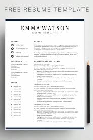 Creating your résumé has never been so simple! Download Our Free Simple Resume Templates You Can Easily Adjust Them In Microsof Free Resume Template Word Simple Resume Template Downloadable Resume Template