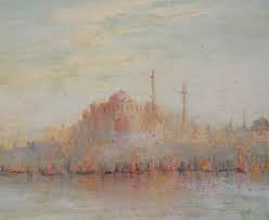 The Golden Horn" Constantinople by C.Elinor Hall at 1stDibs