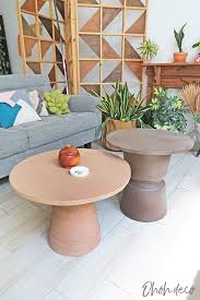 We've got over two dozen different takes on the iconic farmhouse coffee table. Diy Round Coffee Table 14 Ohoh Deco Ohoh Deco