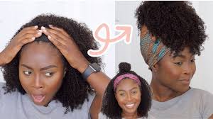 95 ($34.95/count) get it as soon as fri, aug 6. I Didn T Know My Natural Hair Needed This A Headband Wig Ft Hergivenhair Youtube