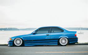 Download Wallpapers Bmw M3 Coupe Bmw E36 Side View Understatement Silver Wheels Blue Sports Coupe Blue M3 German Cars Bmw Besthqwallpapers Com Bmw M3 Coupe Bmw Bmw E36