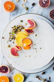 This easy cheesecake recipe is made with greek yogurt, has a graham cracker crust and is topped with fresh. Blood Orange And Cardamom Pistachio No Bake Greek Yogurt Cheesecake Gluten Free Nyssa S Kitchen