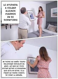 Mi progenitor se follo a mi novia sin que esté - comics porno