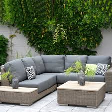 Unfortunately, it tends to rot in damp. Clarence Modular Rattan Teak Corner Garden Sofa With Teak Table Garden Sofa Corner Sofa Garden Rattan Garden Furniture