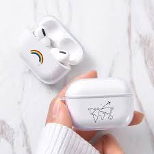 Diffrbeauty Cute Map Trip Transparent Silicone Case For Clear Airpods Pro Case Silicone Protective Cover Wireless Earphone Case Boughtagain In 2020 Airpods Pro Protective Cases Transparent Silicone