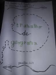 Capa De Trabalho De Geografia Bonito Capa Para Trabalhos Da Escola Mas Que Tambem Serva Para Outra Materia Capas De Trabalhos Trabalho De Geografia Ideias Para Cadernos