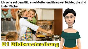Sie ist eine in sprache umgesetzte bildliche darstellung und eine darstellungsform, die meistens wirklich entsprechend informiert. Bildbeschreibung B1 Dtz Prufung Mundliche Prufung Teil 2 Youtube