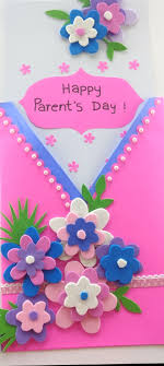 Trace the main card template so the top edge meets the card's fold. Parent S Day Card Making Diy Parents Day Card Parents Day Hallmark Greeting Cards Greeting Cards Diy