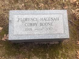 Florence Corry Hagenah Boone (1918-2012)