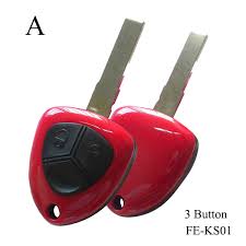 I expect the key fob requires a battery change. Okeytech 1 3 Button Red Car Key Shell Fob Uncut Blade For Ferrari F430 458 Italia Ff 599 Gtb California Send Key Ring Chain Car Key Aliexpress