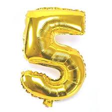 Fill your cart with color · world's largest selection Number 5 Foil Birthday Balloon Gold Foil Number Balloons Helium Balloons Birthday Number Balloons