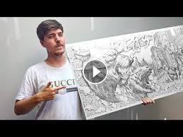 I Drew Mrbeast For 24 Hours Straight Zhc Drawing Arte Art Mrbeast Pewdiepie Tseries 24 Hours 24 Hours Straight 1 Drawing Topics Cartoon Drawings Roger Federer