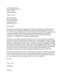 Writing a cover letter is essential when applying for jobs. 16 Best Cover Letter Samples For Internship Wisestep