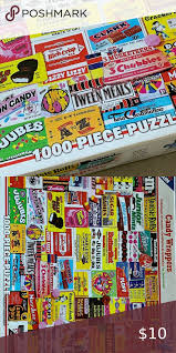 Fantastic collage of candy wrappers will have you drooling before you're through! Puzzle 1 000 Piece Candy Wrapper Theme Candy Wrappers Wrapper Candy