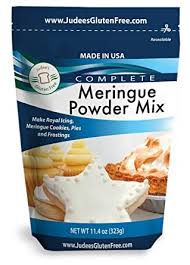 9 tablespoons of meringue powder. Amazon Com Judee S Meringue Powder Mix 11 4 Oz Make Cookies Pies And Royal Icing Complete Mix Just Add Water Usa Made In A Dedicated Gluten Nut Free Facility No Preservatives 10lb