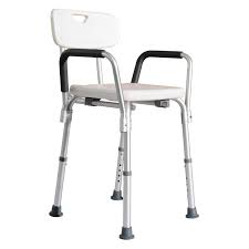 Homcom Adjustable Medical Shower Chair Shower Chairs For Elderly Shower Chair Shower Seat