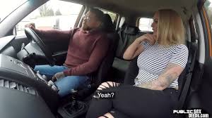 Fucking big boob housewife in a car