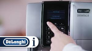One thermoblock for extracting coffee and an independent heating system for steaming milk or frothing ensures immediate beverage preparation. How To Use And Navigate The Menu On Your De Longhi Dinamica Ecam 350 55 B Or Ecam 350 75 S Youtube