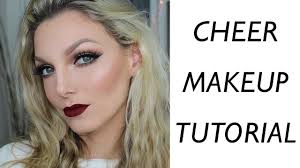college cheerleader makeup tutorial
