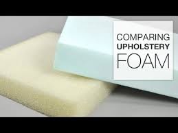 comparing different types of upholstery foam