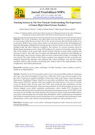 / schools division office, quezon city website. Pdf Teaching Science In The New Normal Understanding The Experiences Of Junior High School Science Teachers