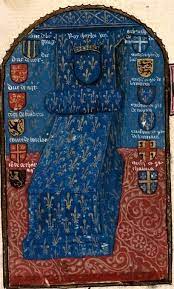 lit de justice tenu a vendome en 1458 pour le proces du duc d alencon f 228r histoire de charles vii par jean chartier en heraldique heraut moyen age