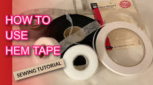 How To Use Hemming Tape ⋆ Hello Sewing