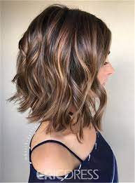 Ericdress Hot Mixed Color Women S Short Bob Hairstyles Wavy Human Hair Lace Front Wigs 12 Inches Bobs For Thin Hair Front Lace Wigs Human Hair Medium Length Hair Styles